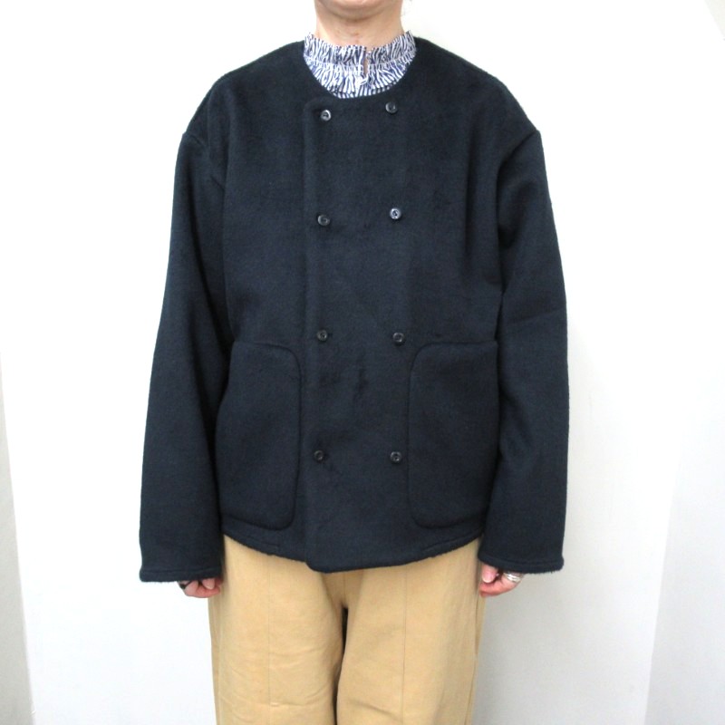 NOUVELLES DU PARADIS ブランケットフリースジャケット /NV77